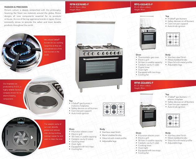 Kitchen Appliance Feature: Rinnai, Japan's No. 1 Gas Appliance Brand - My  Tummy is Full
